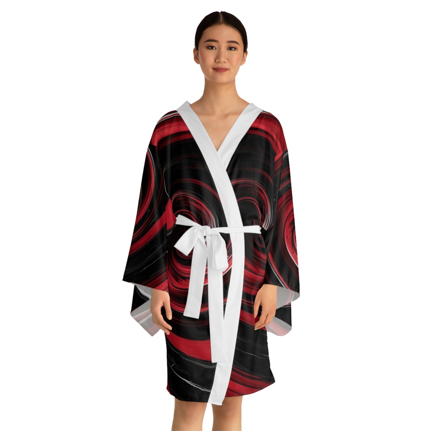 Long Sleeve Kimono Robe (AOP) MY QUEEN