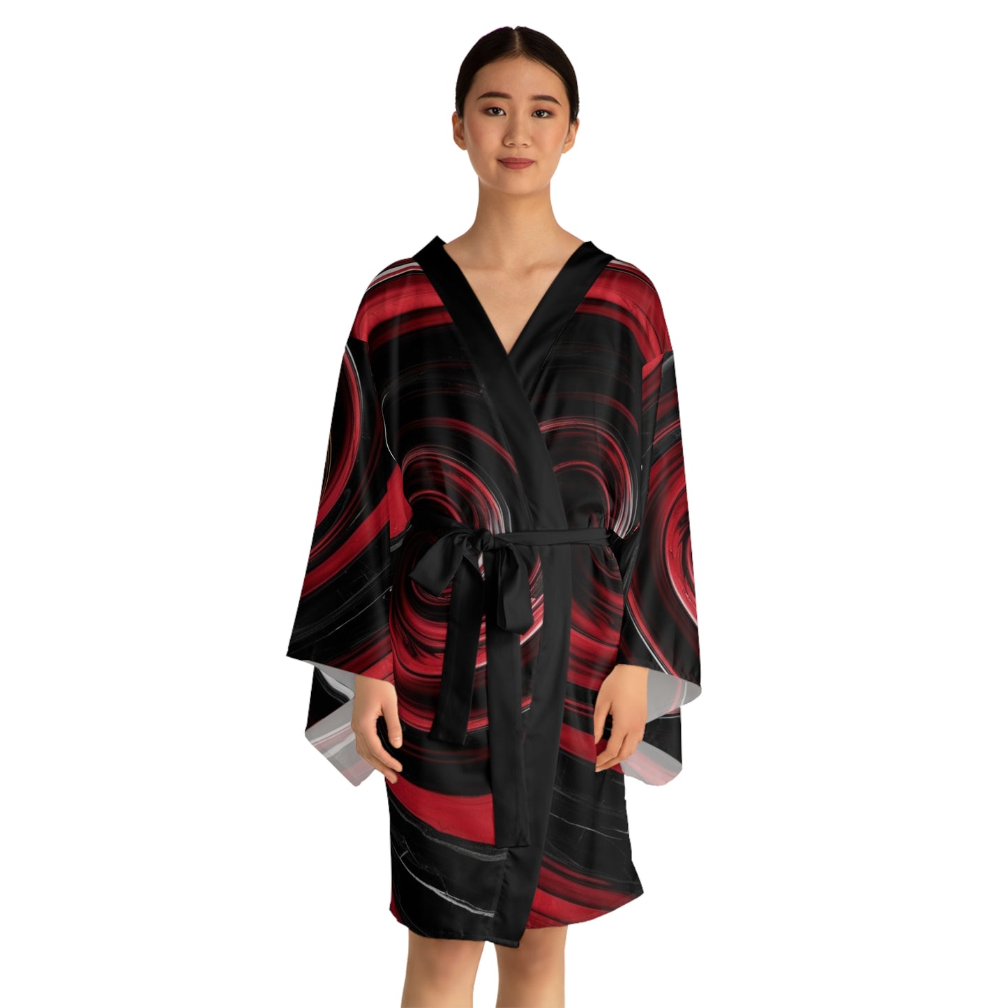 Long Sleeve Kimono Robe (AOP) MY QUEEN