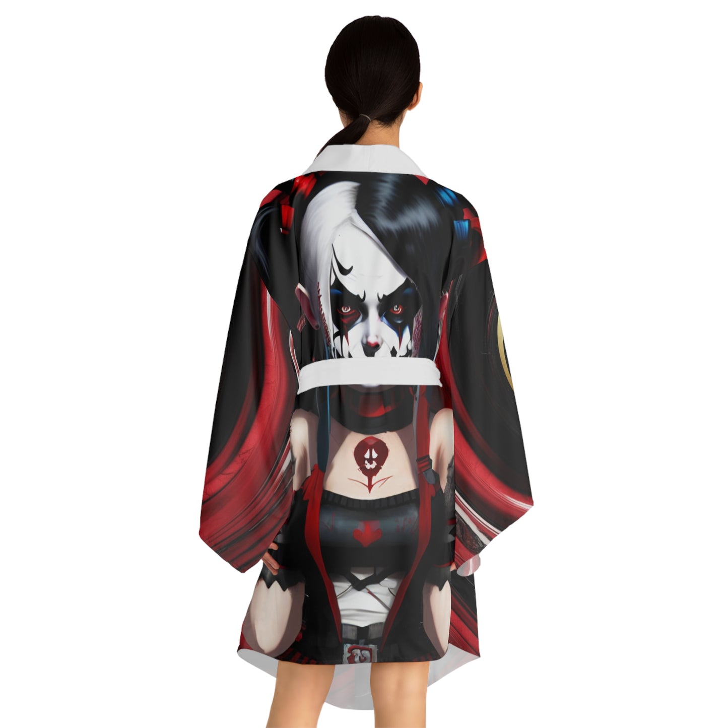 Long Sleeve Kimono Robe (AOP) MY QUEEN