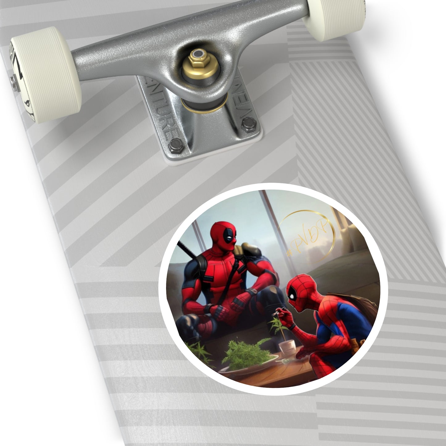 Round Stickers, Indoor\Outdoor PVDP