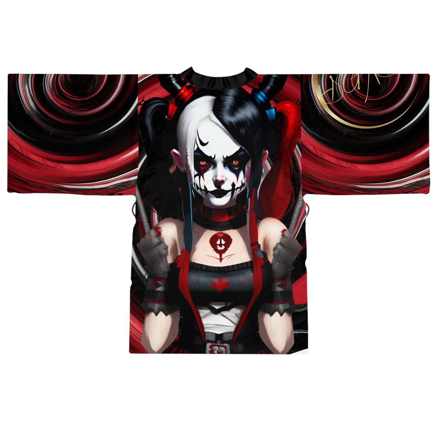 Long Sleeve Kimono Robe (AOP) MY QUEEN